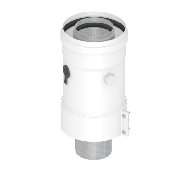 Адаптер вертикальный коаксиальный d 60/100 мм (Все котлы, кроме Immergas и Navien 75/100)