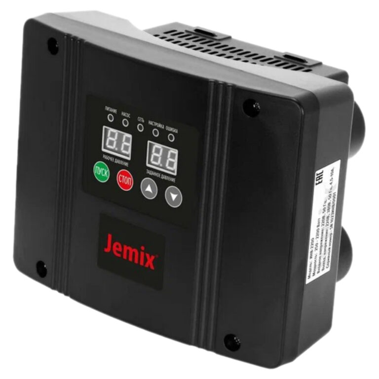 Преобразователь частотный для водяного насоса JEMIX ИНВ-2200 (2.2кВт) инверторный. 1/4" датчик