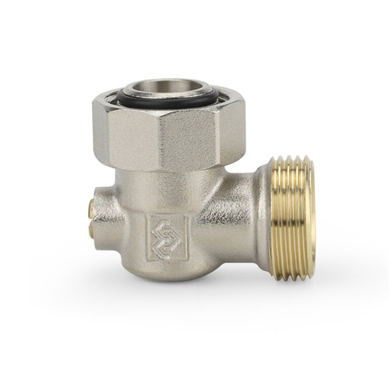 Узел нижнего подключения одинарный угловой евроконус 3/4"ЕКx3/4"ЕК Varmega VM14201