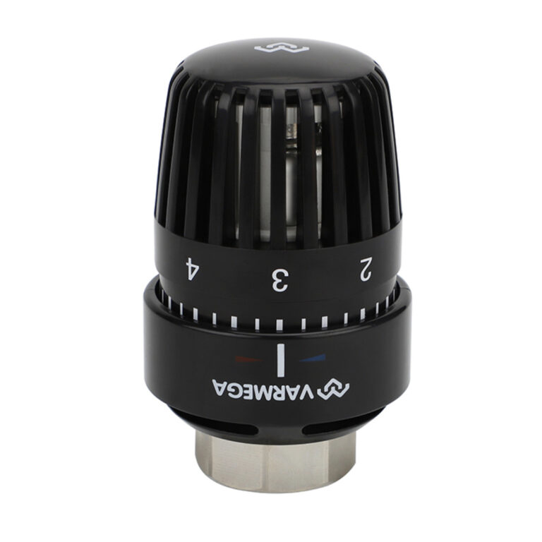 Головка термостатическая М30х1.5 Varmega (чёрная) VM11002