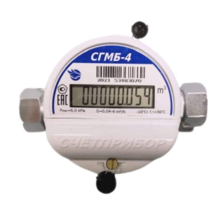 Счетчик газа СГМБ-4,0 Ду20 г/г (с батарейным отсеком) ТК (Орел); Счетприбор