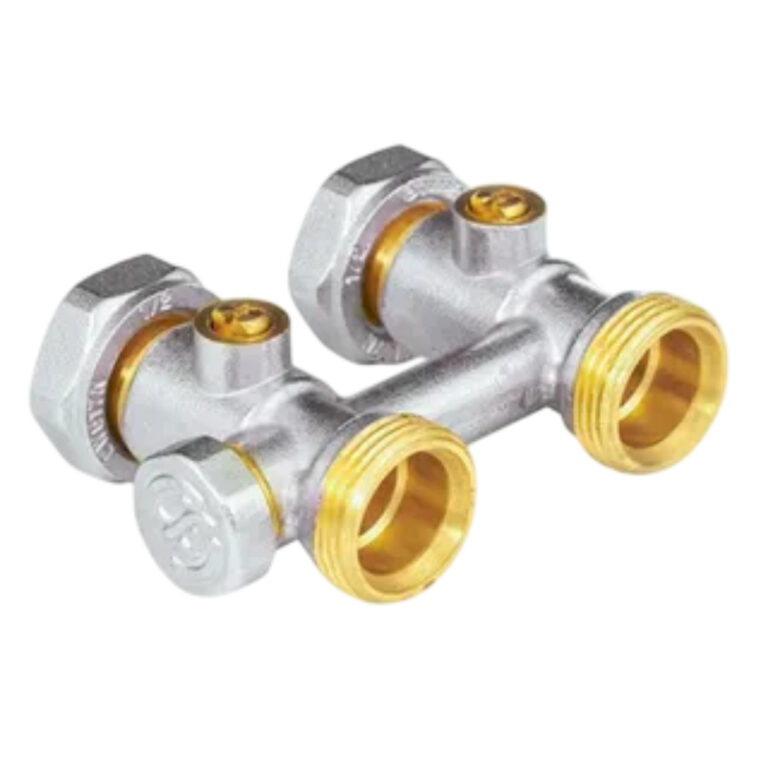 Узел нижнего подключения 3/4"х3/4" ЕК однотр. сист. прямой Aquasfera 5014-01
