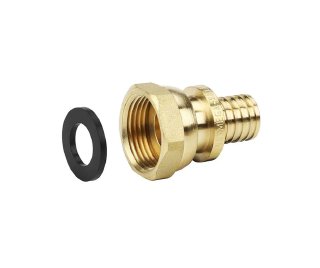 Муфта латунная с накидной гайкой 16×1/2 Varmega Slide-fit