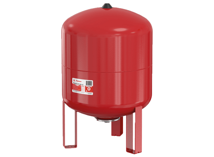Бак расширительный мембранный Flamco Flexcon R   35 (1,5-6 бар, 3/4", верт) красный
