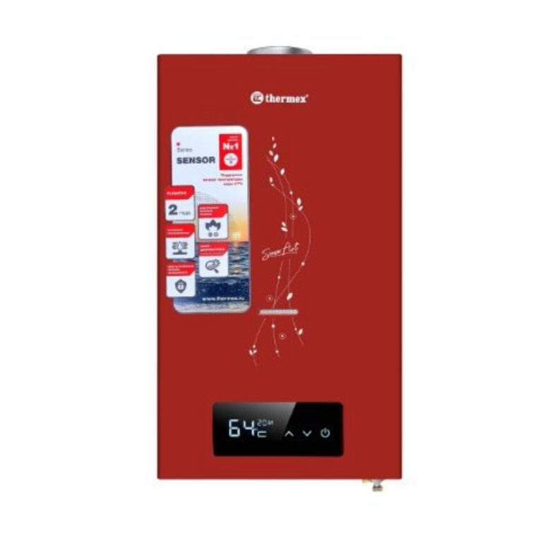 Газовый проточный водонагреватель THERMEX S 20 MD (Art Red)