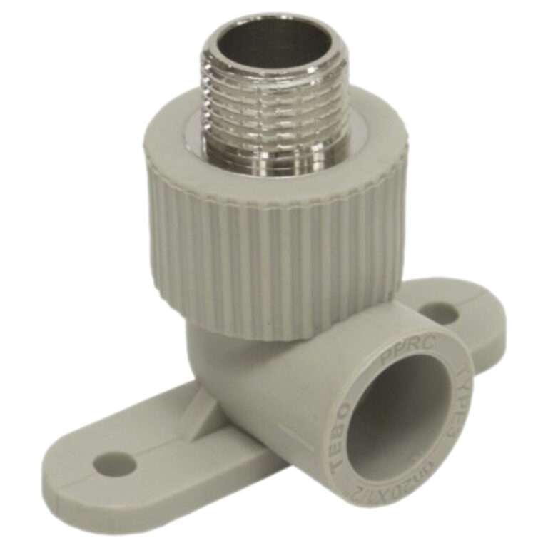 Уголок настенный 20-1/2 н/р ПП (серый) Tebo/Ever Plast
