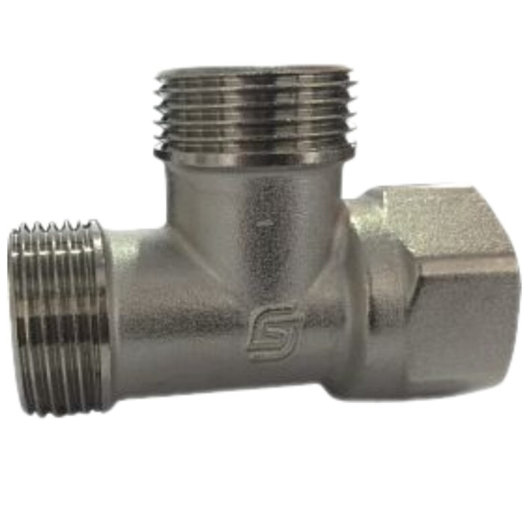 Тройник   1/2" г/ш/ш SantechSystems никель