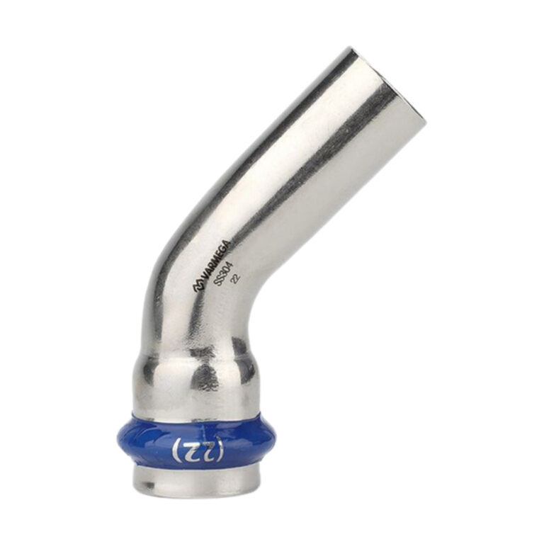 Угольник однораструбный 45гр. Inox Press 15х15а Varmega VM713001515